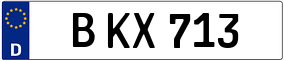 Truck License Plate